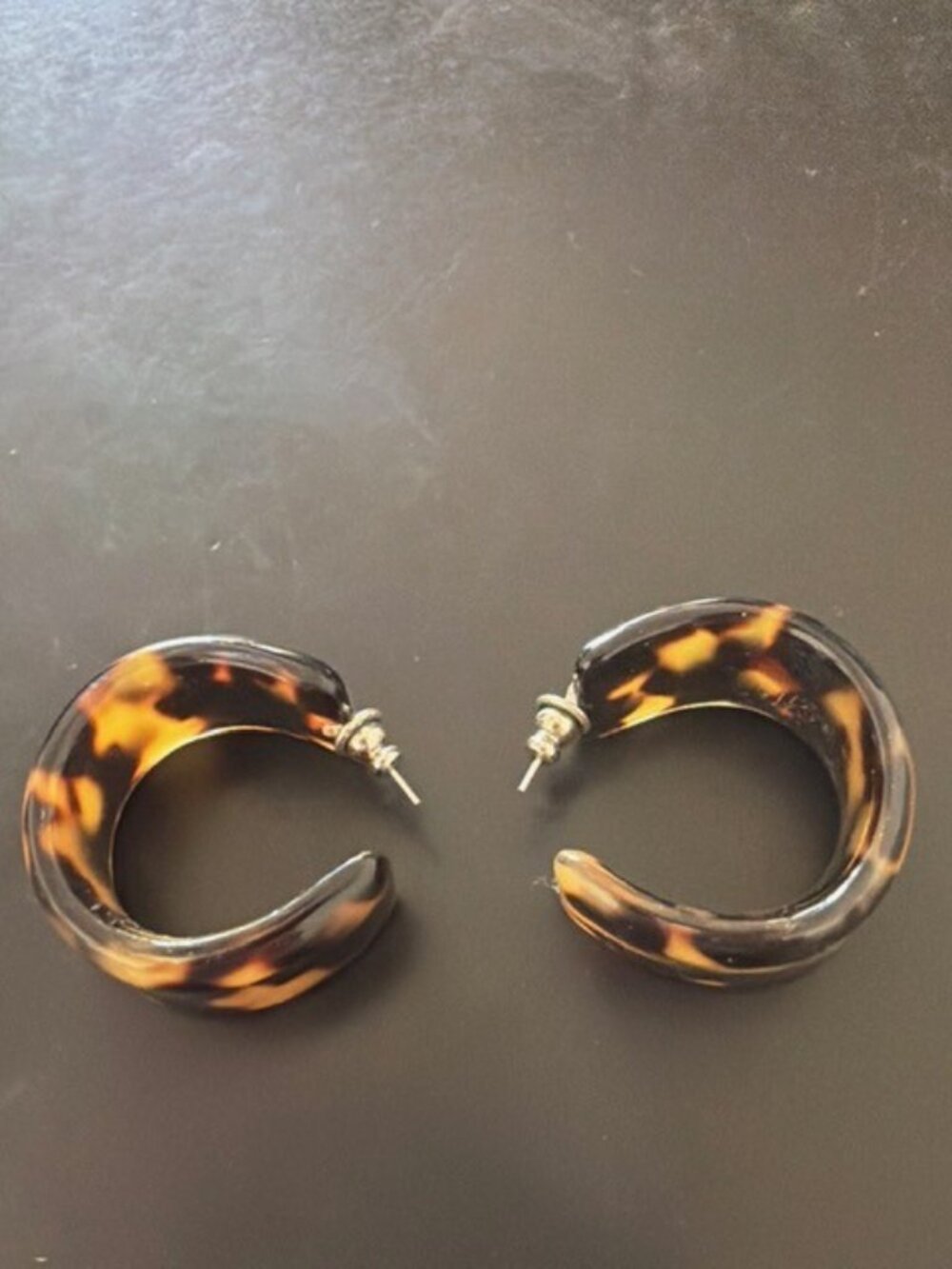 Tortoise Look Earrings